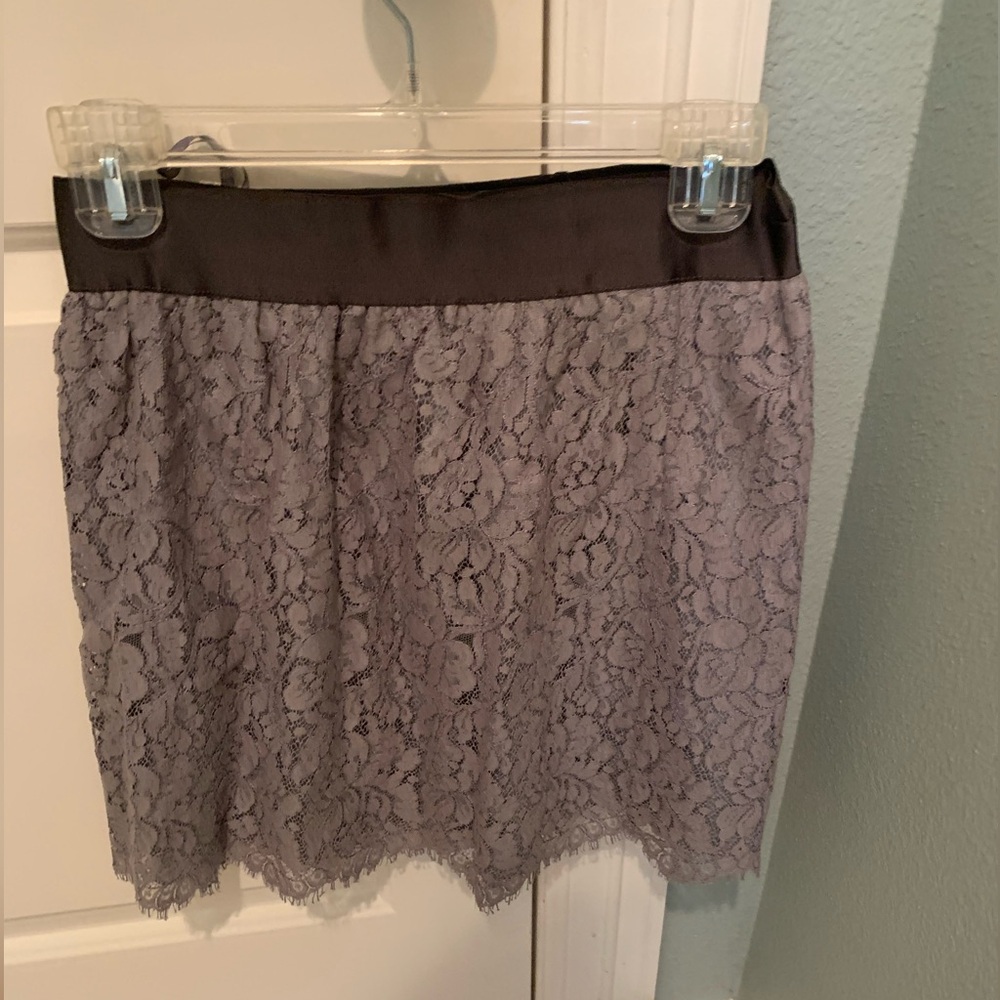 J. Crew lace mini skirt